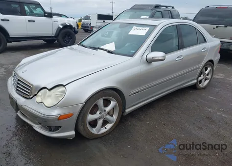 2005 Mercedes-Benz C 230 Kompressor Sport from USA, damaged, VIN WDBRF40J15A749542